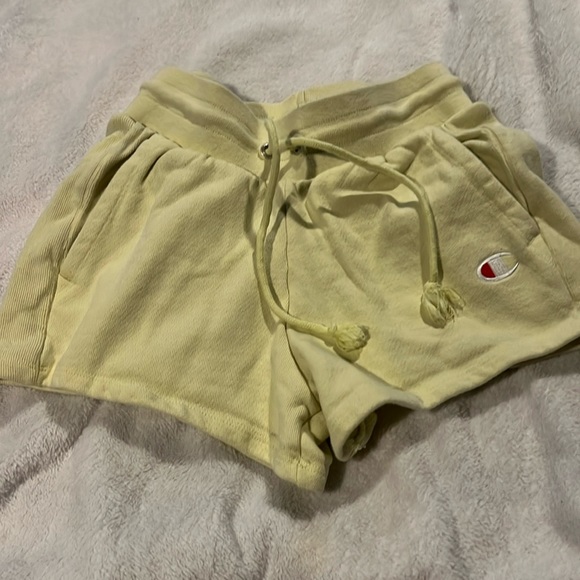Champion Pants - Champion Reverse Weave Yellow Shorts